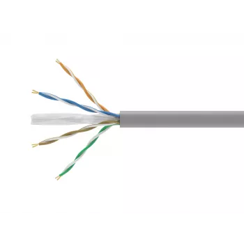 Kabel sieciowy EQUIP 404535 Cat6 U/UTP (UTP) szary, 305 m, 10/100/1000Base-T(X)