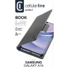 Cellularline Book - Etui Samsung Galaxy A16 typu książkowego z kieszenią na kartę i magnetycznym zapięciem