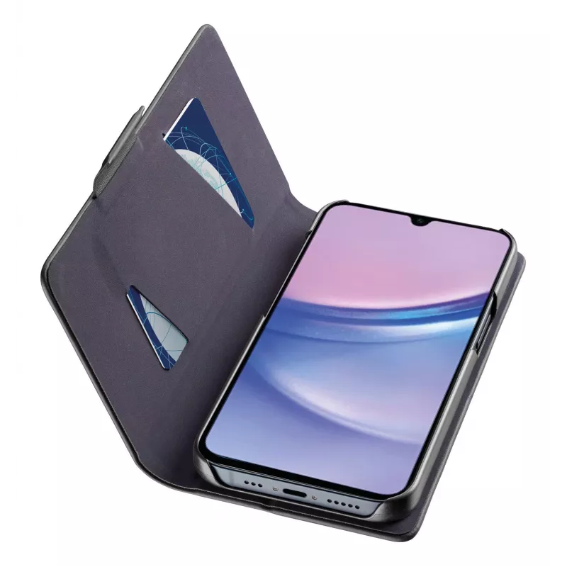 Cellularline Book - Etui Samsung Galaxy A16 typu książkowego z kieszenią na kartę i magnetycznym zapięciem