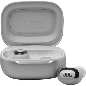 JBL Live Buds 3 Zestaw słuchawkowy Bezprzewodowy Douszny Rozmowy/Muzyka/Sport/Codzienne Bluetooth Srebrny