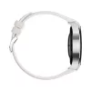 Smartwatch HUAWEI WATCH 5 — okrągła koperta ze stali nierdzewnej 42 mm, wyświetlacz AMOLED 1,38 cala, GPS, Bluetooth, bateria 540 mAh, koperta w kolorze beżowym z białym paskiem
