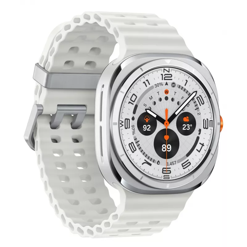 Samsung Galaxy Watch Ultra 3,81 cm (1,5 cala) AMOLED 47 mm Cyfrowy 480 x 480 pikseli Ekran dotykowy 4G Biały Wi-Fi GPS (satelitarny)