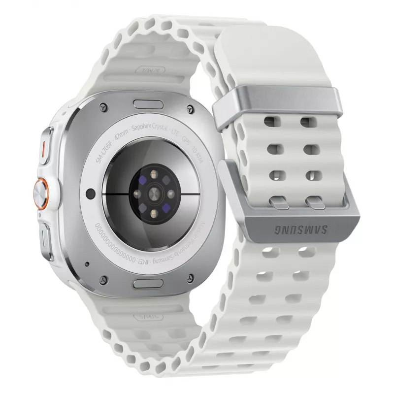 Samsung Galaxy Watch Ultra 3,81 cm (1,5 cala) AMOLED 47 mm Cyfrowy 480 x 480 pikseli Ekran dotykowy 4G Biały Wi-Fi GPS (satelitarny)