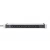 DIGITUS 1U aluminiowa PDU do montażu w szafie rack 12x C13 16A 230VAC 50/60Hz wtyczka bezpieczna