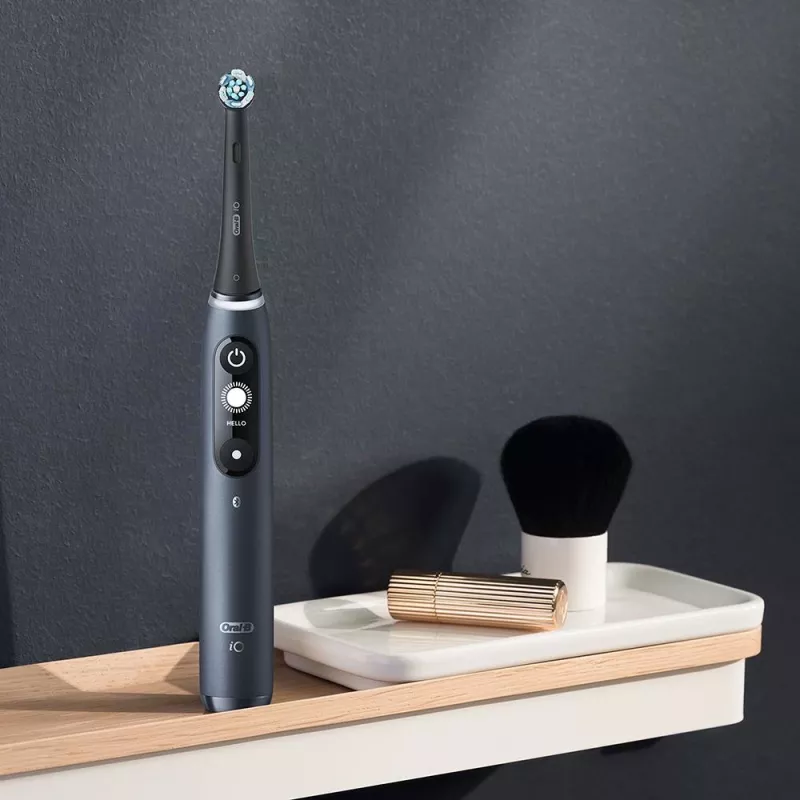 Oral-B iO elektryczna szczoteczka do zębów Dla dorosłych Rotacyjna Czarna