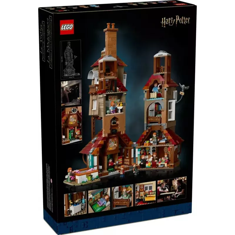 LEGO Harry Potter The Burrow Collectors Edition 76437 zestaw konstrukcyjny, 2405 elementów, 10 minifigurek, 460×250×230 mm