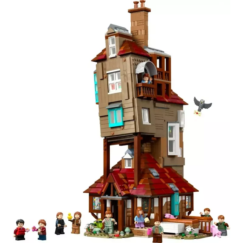 LEGO Harry Potter The Burrow Collectors Edition 76437 zestaw konstrukcyjny, 2405 elementów, 10 minifigurek, 460×250×230 mm