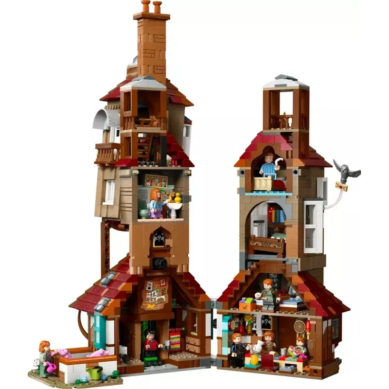 LEGO Harry Potter The Burrow Collectors Edition 76437 zestaw konstrukcyjny, 2405 elementów, 10 minifigurek, 460×250×230 mm