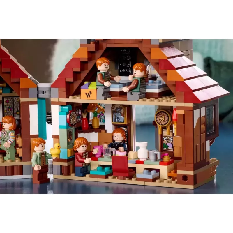 LEGO Harry Potter The Burrow Collectors Edition 76437 zestaw konstrukcyjny, 2405 elementów, 10 minifigurek, 460×250×230 mm
