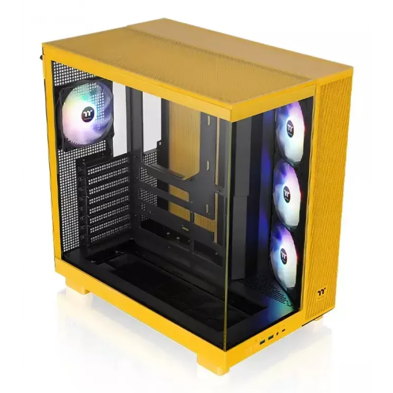 Obudowa PC Thermaltake View 380 XL TG ARGB Midi Tower Żółty