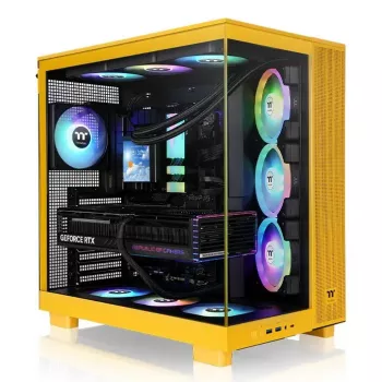 Obudowa PC Thermaltake View 380 XL TG ARGB Midi Tower Żółty