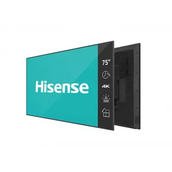 Hisense 75DM66D Wyświetlacz informacyjny 190,5 cm (75 cali) LED Wi-Fi 500 cd/m² 4K Ultra HD Czarny Wbudowany procesor Android 11 24/7