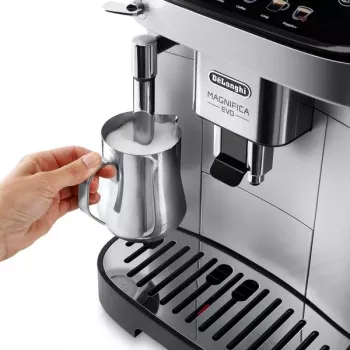 Ekspres ciśnieniowy kombi De’Longhi Magnifica ECAM290.31.SB — zbiornik na wodę 1,8 l, pojemnik na ziarna 250 g, 15 barów, 2 filiżanki