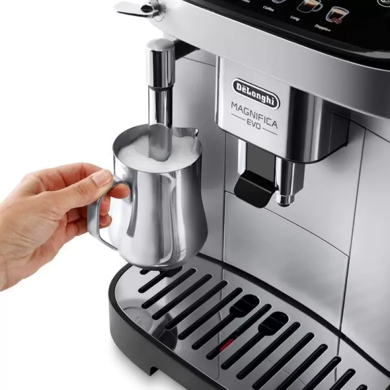 Ekspres ciśnieniowy kombi De’Longhi Magnifica ECAM290.31.SB — zbiornik na wodę 1,8 l, pojemnik na ziarna 250 g, 15 barów, 2 filiżanki
