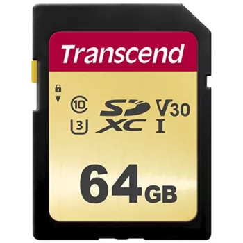 Flash Memory Transcend 64 GB SDXC UHS-I 500S