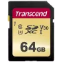 Flash Memory Transcend 64 GB SDXC UHS-I 500S