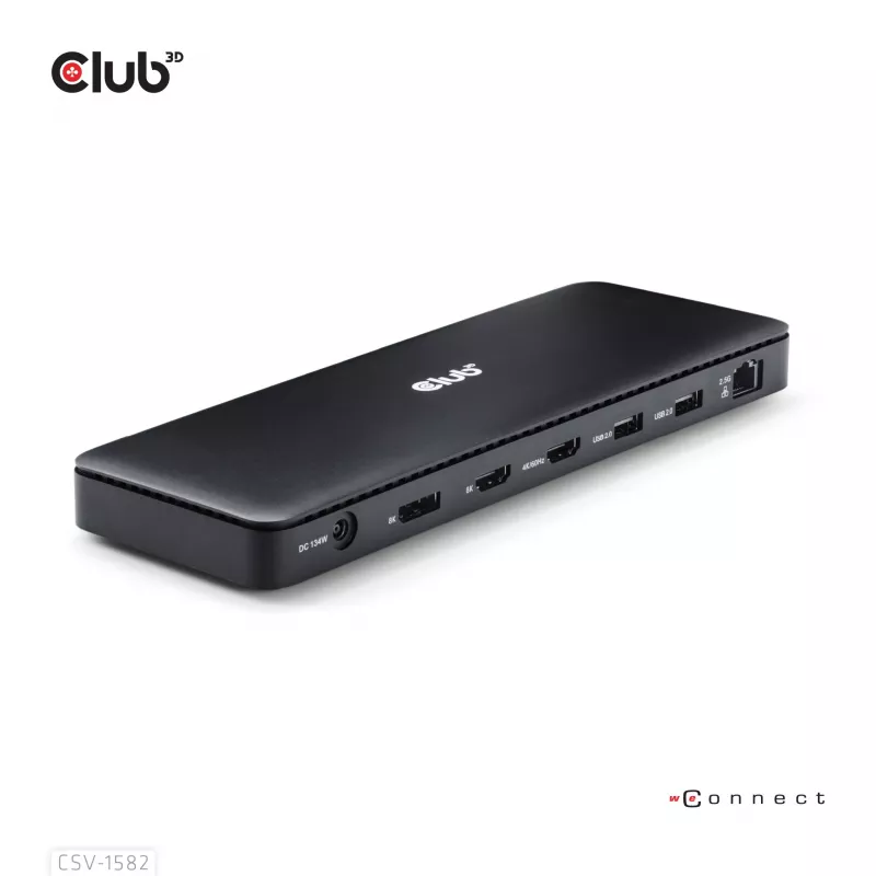 CLUB3D Thunderbolt™ 4 Certified 12-in-1 Docking Station