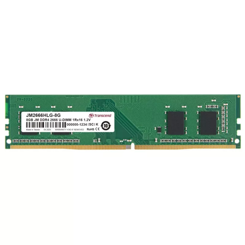 TRANSCEND 4GB Jetram DDR4 2666MHz U-DIMM 1rx16 1.2v