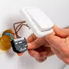 Inteligentny przełącznik Shelly WAVE 2PM Czarny (Shelly) — bezprzewodowy Z-Wave, 16 A, 110–240 V, 868,4 MHz
