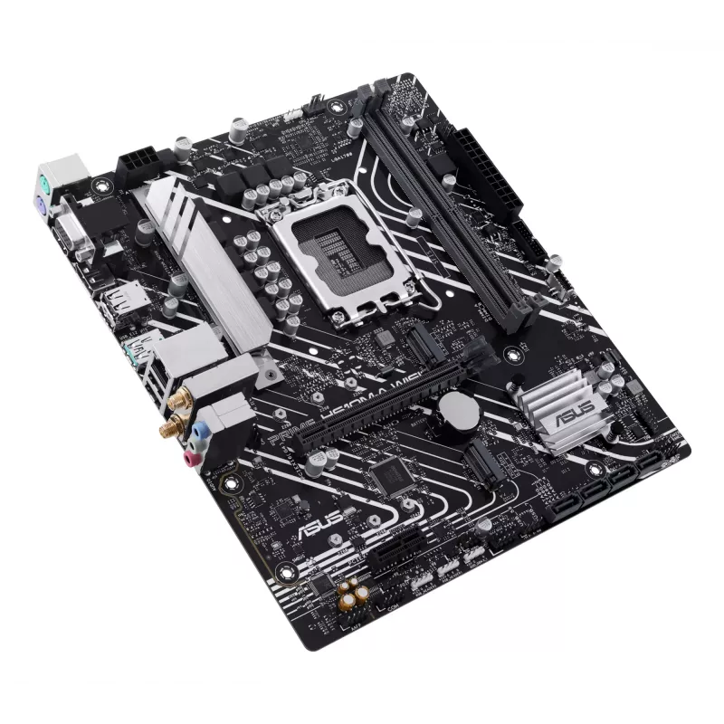 Płyta główna ASUS PRIME H610M-A WIFI — Intel H610, LGA 1700, micro ATX, DDR5, 2x DIMM, Wi‑Fi 5, audio 7.1
