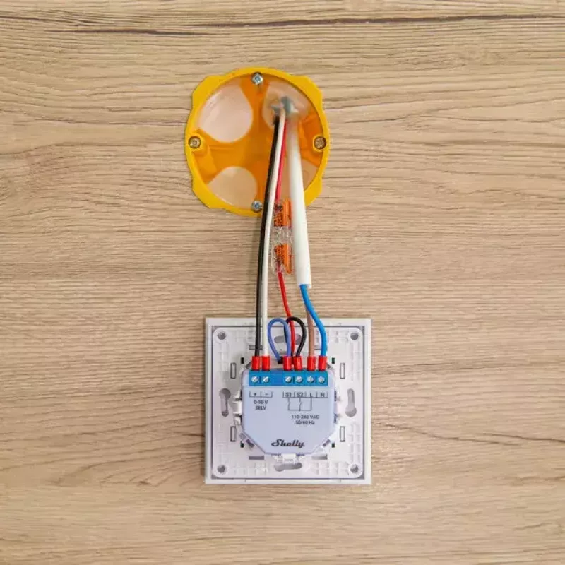 Dimmer Shelly Plus 0-10V wbudowany niebiesko-szary sterowanie bezprzewodowe 110-240V