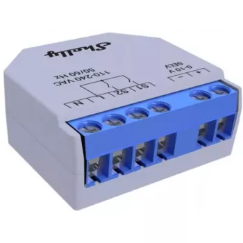 Dimmer Shelly Plus 0-10V wbudowany niebiesko-szary sterowanie bezprzewodowe 110-240V