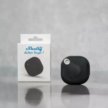 Inteligentny przycisk Shelly BLU Button Tough 1 Czarny Plastik 3V CR2032