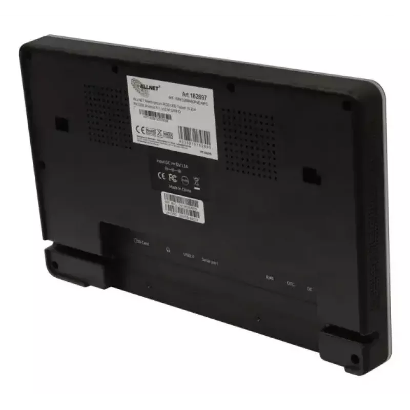 Wyświetlacz do sal konferencyjnych ALLNET MT10RK3288A10POENFC 10 cali (25,4 cm) IPS 1280×800 Android 10 2GB RAM 16GB Czarny