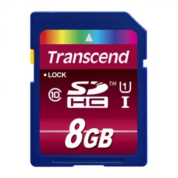 Pamięć flash Transcend 8GB SDHC Class 10 UHS-I 600x TS8GSDHC10U1