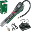Elektryczna pompka powietrza Bosch 0.603.947.000 — przenośna, akumulatorowa, 10 bar (150–150 psi), 3000 mAh, USB‑C, 10 l/min, z wężem i akcesoriami