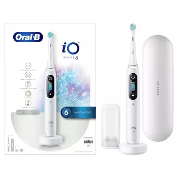 Oral-B iO elektryczna szczoteczka do zębów Dla dorosłych Rotacyjna szczoteczka do zębów Biały