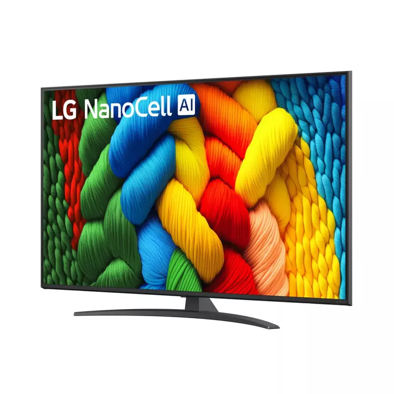 LG NanoCell AI 55NANO81A6A 139,7 cm (55 cali) 4K Ultra HD Smart TV Wi-Fi Czarny