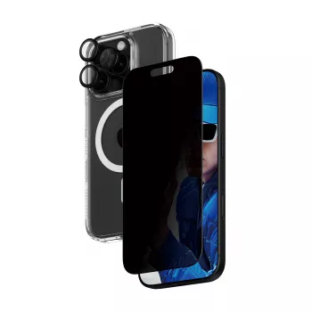 PanzerGlass 3-w-1 Pakiet Ochrony Prywatności iPhone '24 6.3 cala Pro