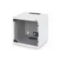 DIGITUS Szafa wisząca 254 mm (10 cali) 6U szara (RAL 7035) drzwi szklane