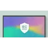 BenQ RE6504 Panel interaktywny 165,1 cm (65 cali) 450 cd/m² 4K Ultra HD Czarny, Szary Ekran dotykowy Wbudowany procesor Android