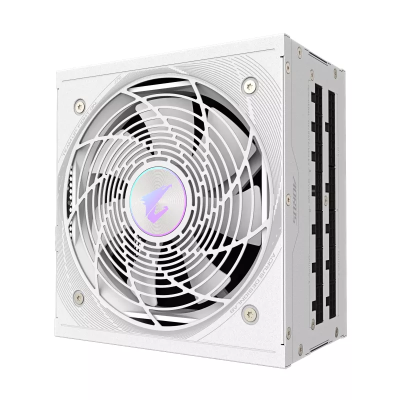 Zasilacz GIGABYTE AORUS ELITE P1000W ATX 3.1 1000W 80 PLUS Platinum w pełni modułowy biały, 6x (6+2) PCIe, 8 SATA