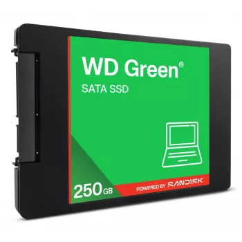 WESTERN DIGITAL SSD - WD zielony - 250 GB - SATA 6 Gb/s - 2,5 cala/7 mm w obudowie