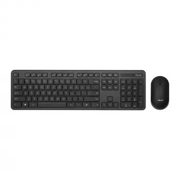 ASUS CW100 klawiatura Mysz w zestawie Uniwersalna RF bezprzewodowa + USB Czarna