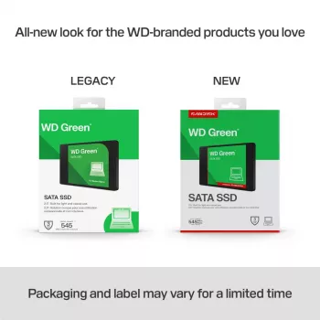 WESTERN DIGITAL SSD - WD zielony - 500GB - SATA 6Gb/s - 2.5in/7mm cased