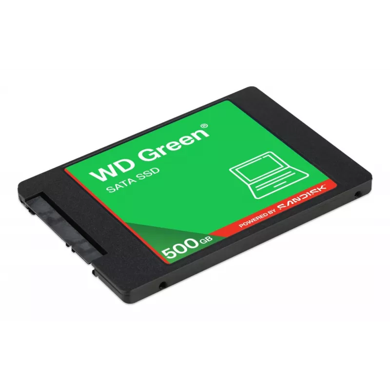 WESTERN DIGITAL SSD - WD zielony - 500GB - SATA 6Gb/s - 2.5in/7mm cased