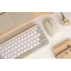 Klawiatura ASUS Marshmallow KW100 Bezprzewodowa Bluetooth QWERTZ Beżowo-Szaro-Biała