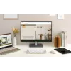 Klawiatura ASUS Marshmallow KW100 Bezprzewodowa Bluetooth QWERTZ Beżowo-Szaro-Biała