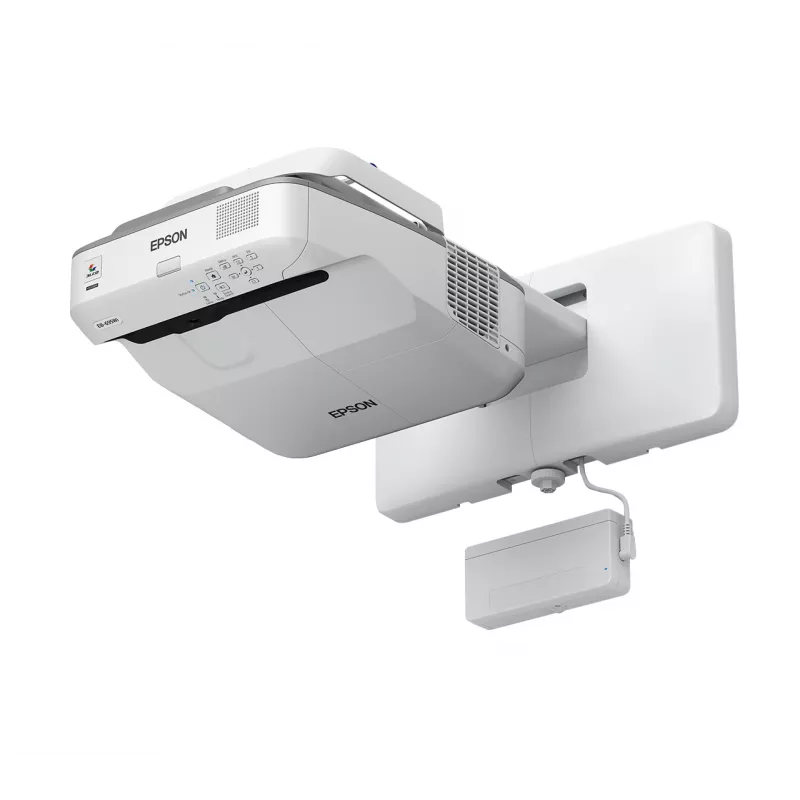 Projektor Epson EB-695Wi o ultrakrótkim rzucie, 3500 ANSI lumenów, 3LCD, WXGA (1280x800), biały, szary
