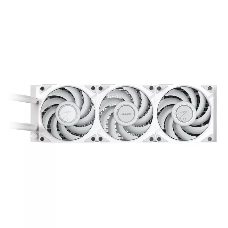GIGABYTE AORUS WATERFORCE II 360 ICE AIO chłodzenie cieczą CPU - 3x120mm wentylatory ARGB, mechanizm blokady wsuwanej, DAISY-CHAIN, kompatybilne z Intel LGA 1851 i AMD AM5