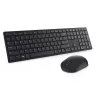 DELL Pro Keyboard and Mouse - KM5221W - US International (QWERTY) - Czarny