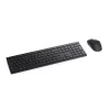 DELL Pro Keyboard and Mouse - KM5221W - US International (QWERTY) - Czarny