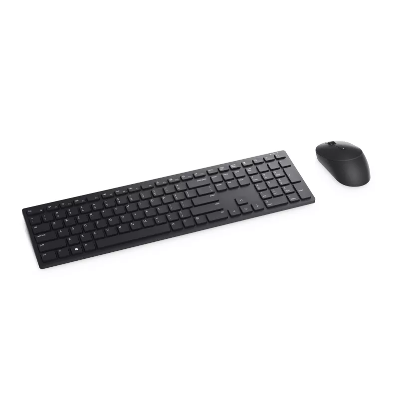 DELL Pro Keyboard and Mouse - KM5221W - US International (QWERTY) - Czarny