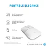 Mysz bezprzewodowa HP Z3700 Ceramic White, oburęczna, optyczna, RF, 1200 DPI, srebrna, biała