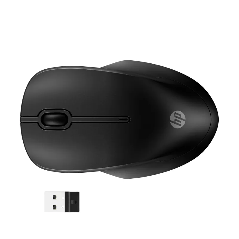 Mysz bezprzewodowa HP 255, dwustronna, optyczna, RF + Bluetooth, 1600 DPI, czarna