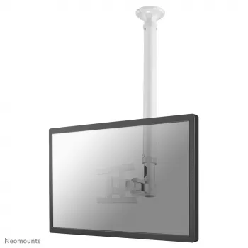 Neomounts FPMA-C100WHITE uchwyt do monitora/telewizora sufitowy 10-30 cali - wys. 79-129 cm